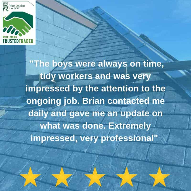5 stars roofer review
